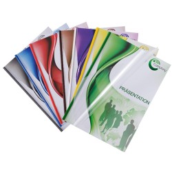 Couverture Unibind Steelcristal Couverture Unibind Steelcristal BDE C - Consommable Pour Reliure Thermique