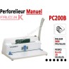 Perforelieur 4:1 Manuel 15 pages A4 -Reliure Coil 4:1 Trous Ronds PC200B FALCONK Machine à relier par anneaux