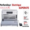 Perforelieur 4:1 Electrique 25 pages A4 -Reliure Coil 4:1 Trous Oblongs SUPER47E FALCONK Machine à relier par anneaux