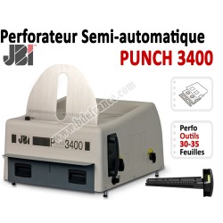 Perforation Verticale Electrique - Perforation 30 feuilles A4 P3400M  JBI Machine à relier par anneaux
