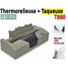 Relieur Thermique + Taqueuse - Capacité de reliure : 390 feuilles TB80 QUPA  N°1 Thermorelieur par couverture Pré-encollée