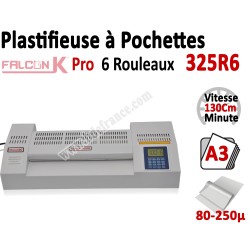 Plastifieuse à Pochettes A3 Pro - 6 Rouleaux 335R6FK FALCONK N°2 Plastifieuse à pochette Pro
