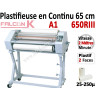 Plastifieuse en Continu 65 cm / A1 - Stand inclus, Vitesse : 200 cm/mn 650RIII FALCONK N°3 Plastifieuse en continu