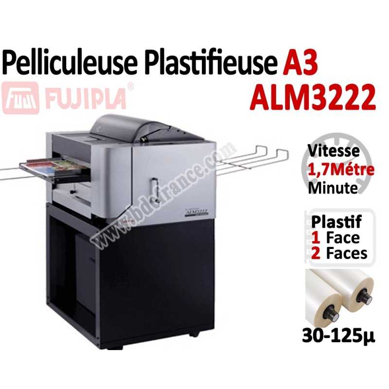 Pelliculeuse & Plastifieuse A3 - Entièrement automatique 30-125µ ALM3222 FUJIPLA N°3 Plastifieuse en continu Pelliculeuse & Plastifieuse A3 - Entièrement automatique 30-125µ ALM3222 FUJIPLA N°3 Plastifieuse en continu
