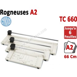 Rogneuses TC 660 -Format A2 Coupe par 6 feuilles TC660 CYKLOS Matériel de coupe