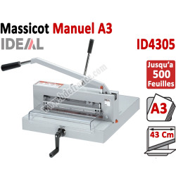 Longueur de coupe: 430 mm - Capacité de coupe: 40 mm ID4305 IDEAL N°1 Massicots