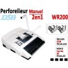 Perforelieur 3:1 & 2:1 manuel 20 pages - Relier 250 feuilles A4,Perforation Carré WR200 DSB N°3 Perforelieur Multifonctions