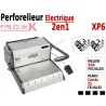 Perforelieur électrique 25 feuilles A4 - Anneaux Métalliques 3:1 & 2:1 XP6 FALCONK Machine à relier par anneaux