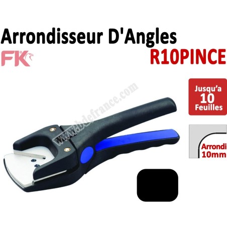 Machine à arrondir Jusqu'à 10 feuilles  -  1 Arrondi de 10mm   R10PINCE R10PINCE  FALCONK Arrondisseur d'angles