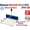 Micro-perforatrice  Raineuse : 32 cm - Rainage Manuelle: 50 à 400gr/m²