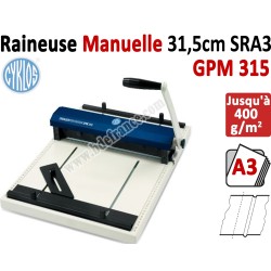 Micro-perforatrice Raineuse : 31,5cm - Traçage Du Rainage 1,2-1,8mm GPM315 CYKLOS Les Raineuses Manuelles