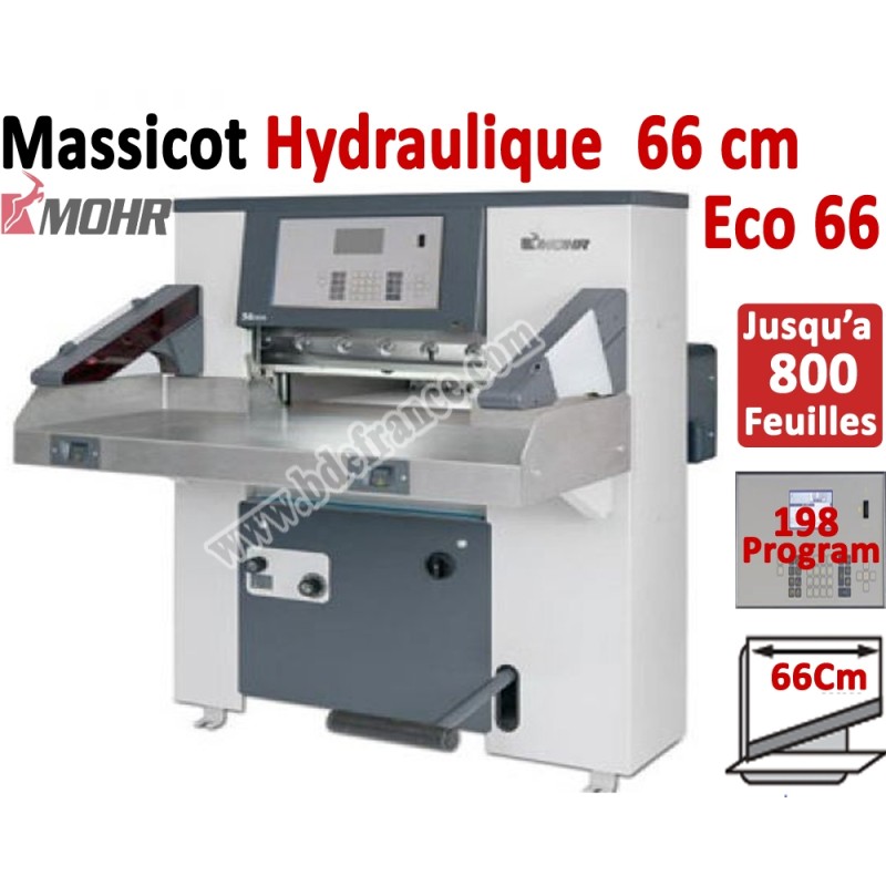 Longueur Coupe Hydraulique: 660 mm - Capacité de coupe: 80 mm MOHR66ECO MOHR Matériel de coupe Longueur Coupe Hydraulique: 660 mm - Capacité de coupe: 80 mm MOHR66ECO MOHR Matériel de coupe