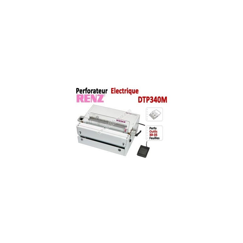 Perforation Verticale Electrique - Perforation 30 feuilles A4 DTP340M JBI Machine à relier par anneaux Perforation Verticale Electrique - Perforation 30 feuilles A4 DTP340M JBI Machine à relier par anneaux