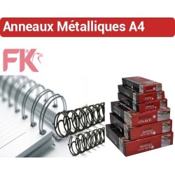 Reliure Anneaux métalliques 3:1 & 2:1 RGM23F FALCONK 2 - Anneaux métalliques A4