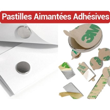 Pastilles Aimantées Adhésives - Ø 6/8/10/12/15/20/25  FALCONK 3 - Aimantées Adhésives