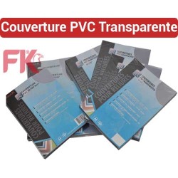 Couverture Transparent  FALCONK 12- Couverture Transparent PVC,Mat A4 & A3