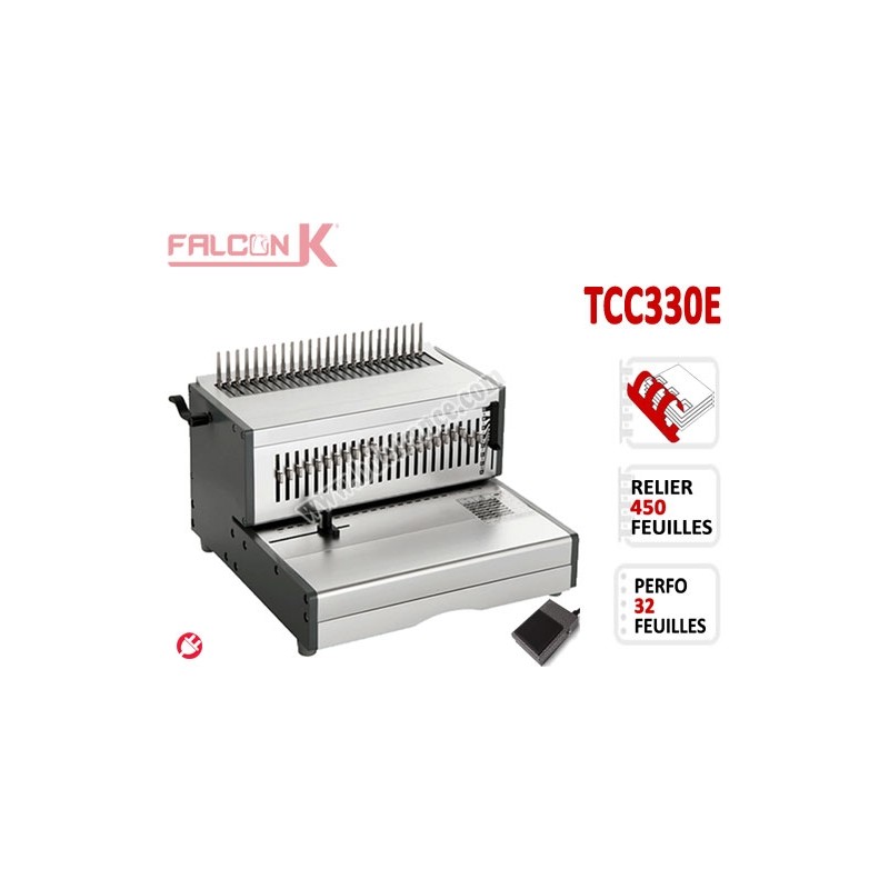 Perforelieur Electrique 32 Pages A4 - Anneaux Plastiques,Relier 450 feuilles TCC330E FALCONK Perforelieuses électrique anneau... Perforelieur Electrique 32 Pages A4 - Anneaux Plastiques,Relier 450 feuilles TCC330E FALCONK Perforelieuses électrique anneau...