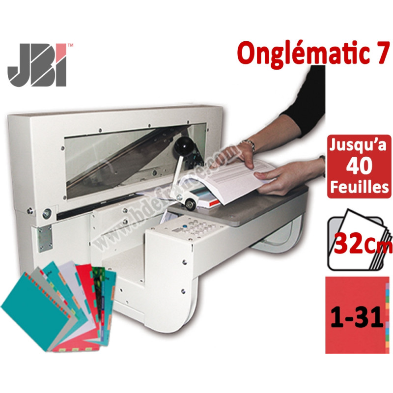 Découpe d'intercalaire 31 Touches - Programmable: 40 feuilles 5-32 CM ON7 JBI N°6 Découpes d'Onglets Découpe d'intercalaire 31 Touches - Programmable: 40 feuilles 5-32 CM ON7 JBI N°6 Découpes d'Onglets