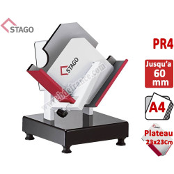 Taqueuse électromagnétique STAGO - Capacité : 60 mm FORMAT A4 PR4 STAGO N° 8 Taqueuse