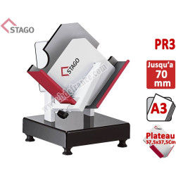 Taqueuse électromagnétique STAGO - Capacité : 70 mm FORMAT A3 PR3 STAGO N° 8 Taqueuse