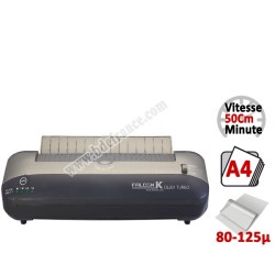 Plastifieuse à Pochettes A4, 50 cm  - Plastifier : 80 /100/125µ Prêt 1 minute DL901D FALCONK N°1 Plastifieuse à pochette de b...