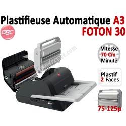 Plastifieuse A3 FOTON 30 - Entièrement automatique 75-125µ FOTON30 GBC N°4 Pelliculeuse et Plastifieuse automatisée