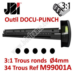 Perforation automatique A4 - 17,000 feuilles/heure DOCU-PUNCH Mk2 JBI Machine à relier par anneaux