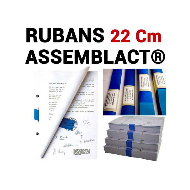Consommable de reliure NOTARIALE ASSEMBLAC 4 - Reliure NOTARIALE Consommable de reliure NOTARIALE ASSEMBLAC 4 - Reliure NOTARIALE