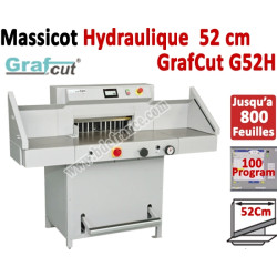 Longueur Coupe Hydraulique: 520 mm - Capacité de coupe: 80 mm GRAFCUT G52H MOHR Massicots hydrauliques