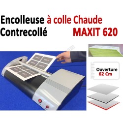 Encolleuse & Contrecollage à colle - Ouverture 62 Cm MAXIT620MX-II BDE Machine à relier par Thermoreliure