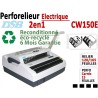 Perforelieur Electrique 15 feuilles A4 - Anneaux Plastique & 3:1 Métalliques CW150EOCC DSB Machine à relier par anneaux