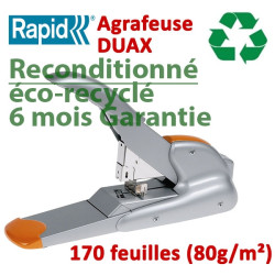 Agrafe jusqu'à 170 feuilles - 2-170 feuilles reconditionné DUAXOCCASION RAPID Façonnage Plieuse Agrafeuse Raineuse Microperfo...