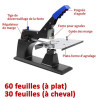Agrafeuse à plat et à Cheval  - 2-60 feuilles AGO3SH RAPID Façonnage Plieuse Agrafeuse Raineuse Microperforation.