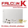 Vis laiton, chromée, plastique  BDE 11 - Vis laiton, chromée, plastique