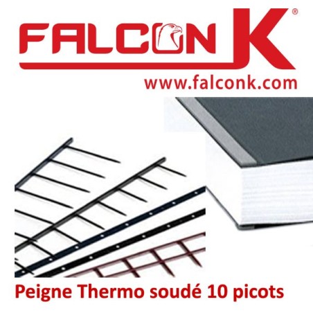 Peigne Thermo soudé 10 picots  BDE 7 - Peigne Thermo soudé 10 picots