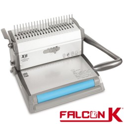 Perforelieur 20 feuilles Plastique - Perforer 10 feuilles Coil 4:1 Oblong X8 FALCONK Machine à relier par anneaux