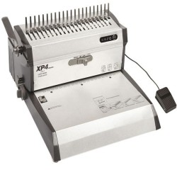 Perforelieur Electrique 25 feuilles A4 - Anneaux Plastique & 4 Trous Classeur XP4 FALCONK Machine à relier par anneaux