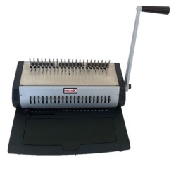 Perforelieur Manuel 25 Pages A4 - Anneaux Plastiques,Relier 450 feuilles TCC2100 FALCONK Machine à relier par anneaux