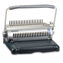 Perforelieur Manuel 20 Pages A4 - Anneaux Plastiques,Relier 450 feuilles S100 QUPA  Machine à relier par anneaux