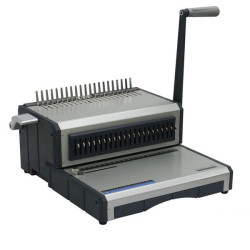 Perforelieur Manuel 25 Pages A4 - Anneaux Plastiques,Relier 450 feuilles S160 QUPA  Machine à relier par anneaux