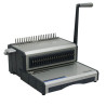 Perforelieur Manuel 25 Pages A4 - Anneaux Plastiques,Relier 450 feuilles S160 QUPA  Machine à relier par anneaux
