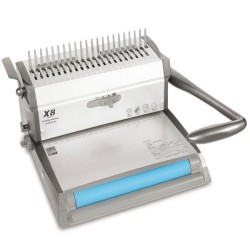 Perforelieur 20 feuilles Plastique - Perforer 10 feuilles Coil 4:1 Oblong X8 FALCONK Machine à relier par anneaux