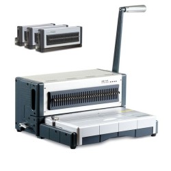 Perforateur Horizontal manuel - Perforation 25 feuilles A4 M600 QUPA  Machine à relier par anneaux