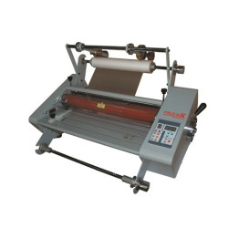 Pelliculeuse et Plastifieuse en Continu - 36 cm A3 Vitesse : 160 cm/mn, 25-250µ T36 FALCONK Machine à Plastifier