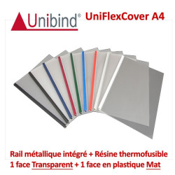 Couverture Unibind UniFlexCover Couverture Unibind UniFlexCover BDE C - Consommable Pour Reliure Thermique