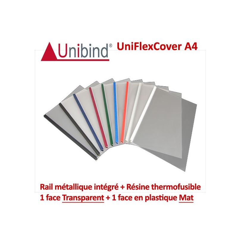 Couverture Unibind UniFlexCover Couverture Unibind UniFlexCover BDE C - Consommable Pour Reliure Thermique Couverture Unibind UniFlexCover Couverture Unibind UniFlexCover BDE C - Consommable Pour Reliure Thermique
