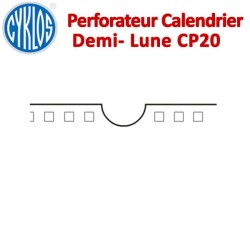 Perforateur Manuelle en demi-lune- pour calendrier Coupe par 30 feuilles CP20 CYKLOS N°2 Machines à relier anneaux métalliques