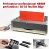 Perforation Verticale Electrique - Perforation 35 feuilles A4 NB989 QUPA  Machine à relier par anneaux