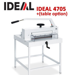 Longueur de coupe: 475 mm - Capacité de coupe: 70 mm ID4705 IDEAL Massicots manuels
