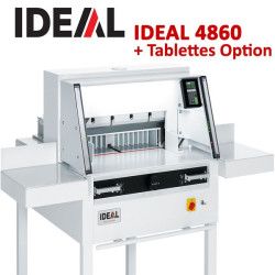 Pression Automatique + Écran Tactile Longeur Coupe : 475 mm- Coupe 80 mm ID4860 IDEAL Massicots électriques